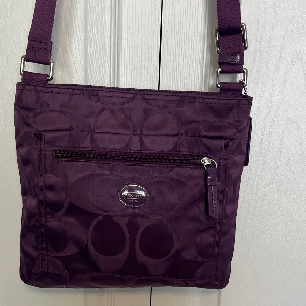 Coach Deep Purple Crossbody Bag